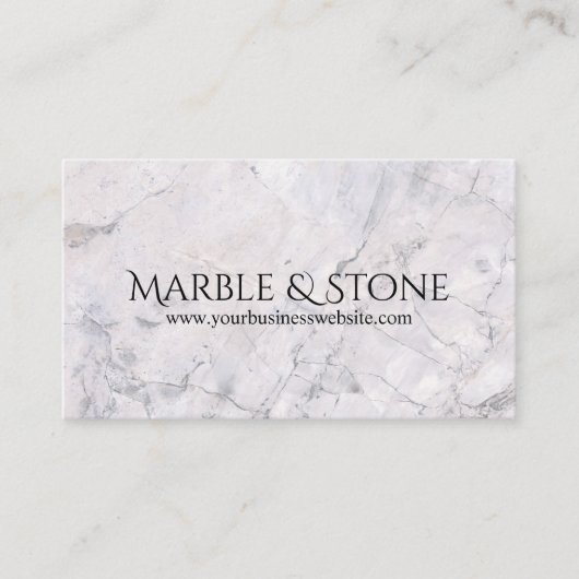 Marble & Stone Countertops Business Card Visitenkarte (Vorderseite)