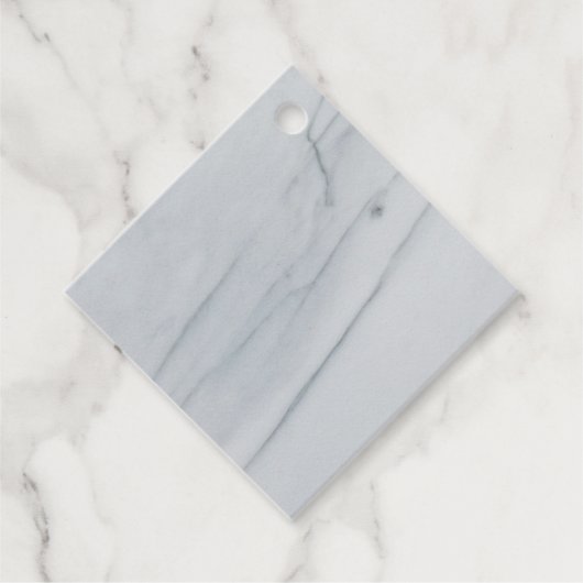 Marble Stone Diamond Gefälligkeitstags Geschenkanhänger (Vorderseite)
