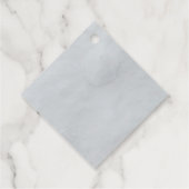 Marble Stone Diamond Gefälligkeitstags Geschenkanhänger (Rückseite)