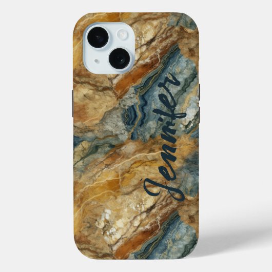 Marble Stone Earth Tone iPhone / iPad Gehäuse Case-Mate iPhone Hülle (Rückseite)