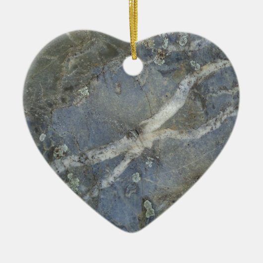 Marble Stone Gray Keramik Ornament (Vorne)