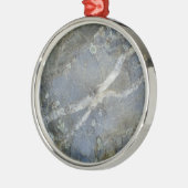 Marble Stone Gray Ornament Aus Metall (Links)