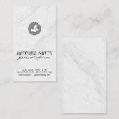 Marble Stone Money Bag Symbol Visitenkarte (Vorne/Hinten)