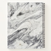 Marble Stone Muster Spiral Notebook Notizblock (Rückseite)
