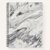 Marble Stone Muster Spiral Notebook Notizblock (Vorderseite)