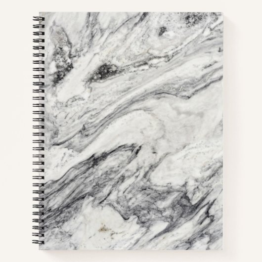 Marble Stone Muster Spiral Notebook Notizblock (Vorderseite)