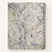 Marble Stone Muster Spiral Notebook Notizblock (Rückseite)