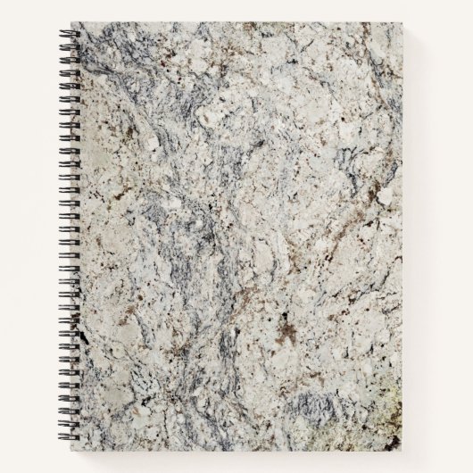 Marble Stone Muster Spiral Notebook Notizblock (Vorderseite)