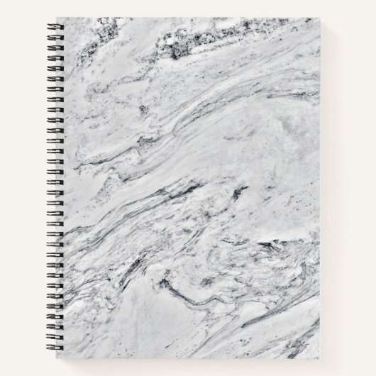 Marble Stone Muster Spiral Notebook Notizblock (Vorderseite)