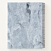 Marble Stone Muster Spiral Notebook Notizblock (Rückseite)