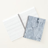 Marble Stone Muster Spiral Notebook Notizblock (Innenseite)