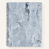 Marble Stone Muster Spiral Notebook Notizblock (Vorderseite)