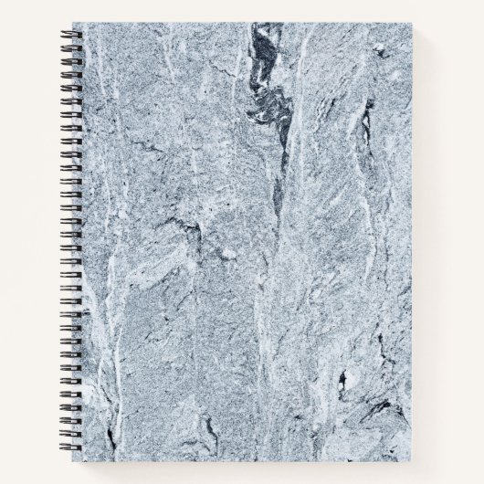 Marble Stone Muster Spiral Notebook Notizblock (Vorderseite)