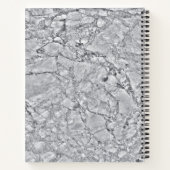 Marble Stone Muster Spiral Notebook Notizblock (Rückseite)