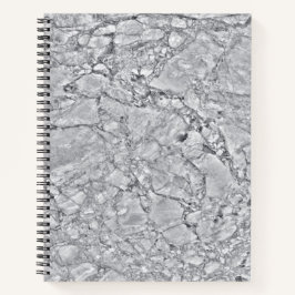 Marble Stone Muster Spiral Notebook Notizblock