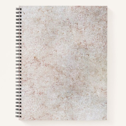 Marble Stone Muster Spiral Notebook Notizblock (Vorderseite)