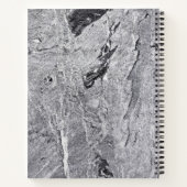 Marble Stone Muster Spiral Notebook Notizblock (Rückseite)