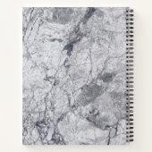 Marble Stone Muster Spiral Notebook Notizblock (Rückseite)