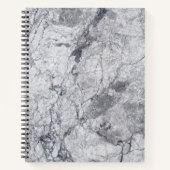 Marble Stone Muster Spiral Notebook Notizblock (Vorderseite)
