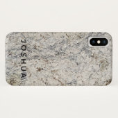 Marble Stone Phone/iPad Case Individuelle Name (Rückseite (Horizontal))