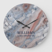 Marble Stone Uhren Personalisiert (Vorderseite)