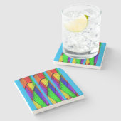 Marble Stone Untersetzer (Seitenansicht)