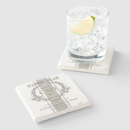 Marble Stone Untersetzer (Seitenansicht)