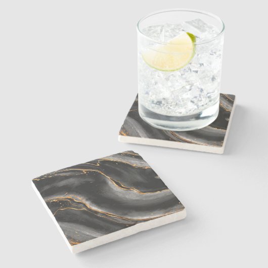 Marble Stone Untersetzer (Seitenansicht)