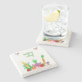 Marble Stone Untersetzer (Seitenansicht)