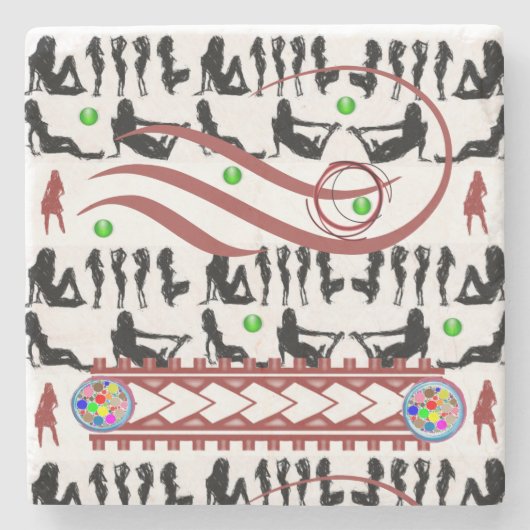 Marble Stone Untersetzer (Vorderseite)