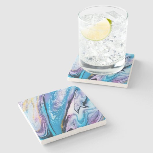 Marble Stone Untersetzer (Seitenansicht)