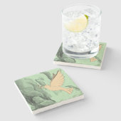 Marble Stone Untersetzer Dove (Seitenansicht)