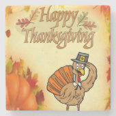 Marble Stone Untersetzer Erntedank (Vorderseite)