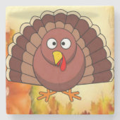 Marble Stone Untersetzer Erntedank (Vorderseite)