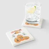 Marble Stone Untersetzer Halloween (Seitenansicht)