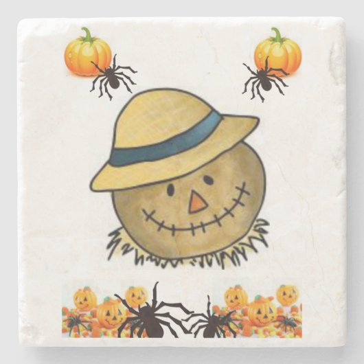 Marble Stone Untersetzer Halloween (Vorderseite)