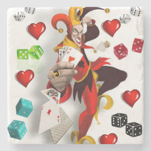 Marble Stone Untersetzer Joker