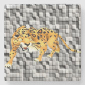 Marble Stone Untersetzer Leopard (Vorderseite)