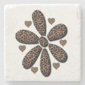 Marble Stone Untersetzer Leopard (Vorderseite)