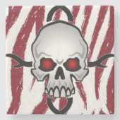 Marble Stone Untersetzer Skull (Vorderseite)