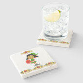 Marble Stone Untersetzer Weihnachten (Seitenansicht)