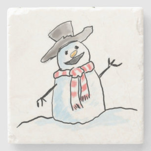 Marble Stone Untersetzer Weihnachten