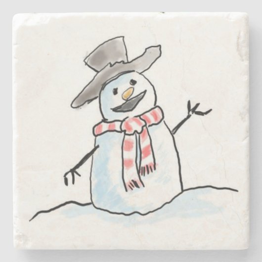 Marble Stone Untersetzer Weihnachten (Vorderseite)