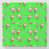 Marble Stone Untersetzer Weihnachten (Vorderseite)