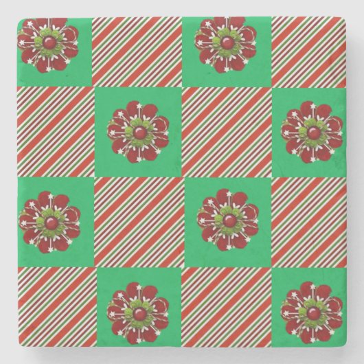 Marble Stone Untersetzer Weihnachten (Vorderseite)