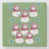 Marble Stone Untersetzer Weihnachten (Vorderseite)