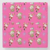 Marble Stone Untersetzer Weihnachten (Vorderseite)