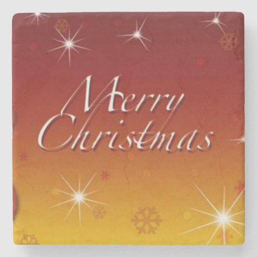 Marble Stone Untersetzer Weihnachten (Vorderseite)