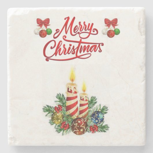 Marble Stone Untersetzer Weihnachten (Vorderseite)