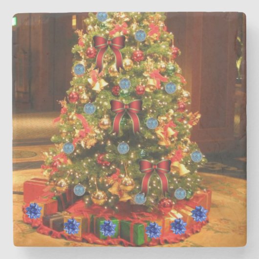 Marble Stone Untersetzer Weihnachten (Vorderseite)